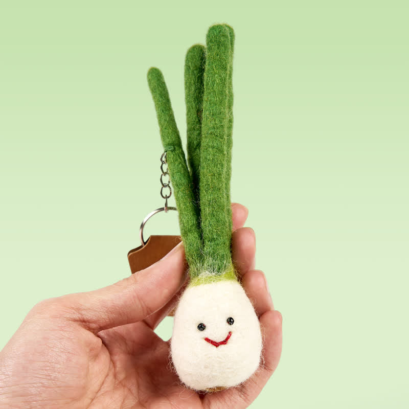 Needle Felted Spring Onion -  Made With Love-felted| Nature Lover Gift| Spread Smiles - image 7