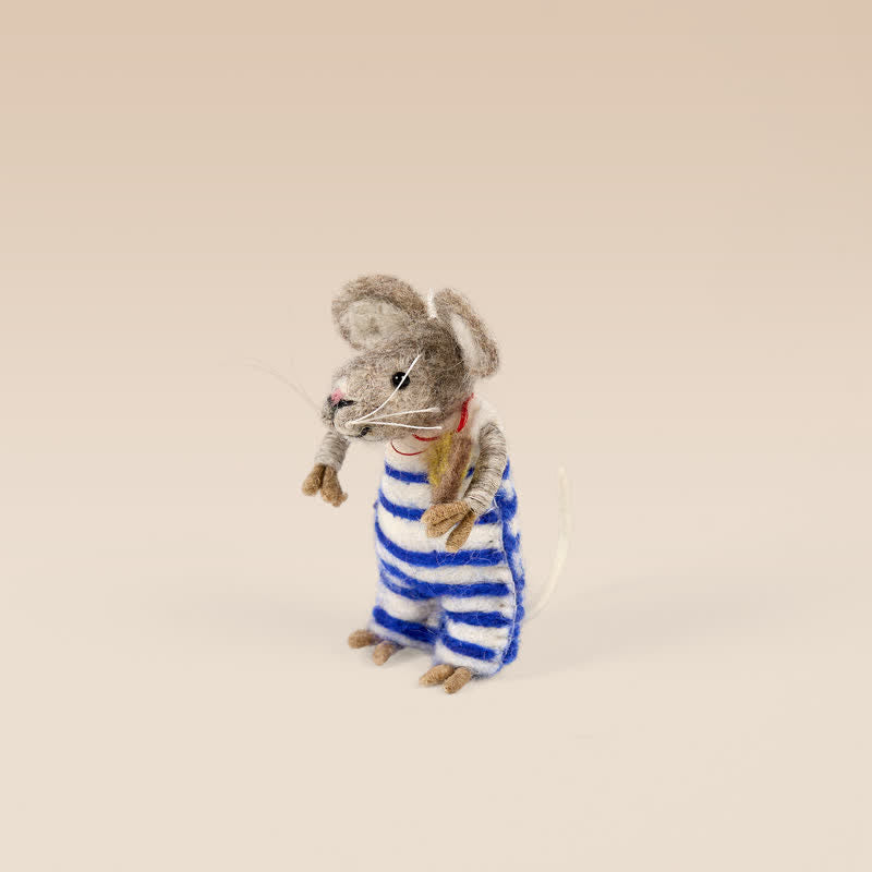 Needle Felted Mouse With Bag - Felted Animal | Nature Lover Gift - image 7