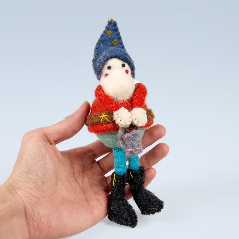 Needle Felted Gnome - Felted Animal | Nature Lover Gift - image 4