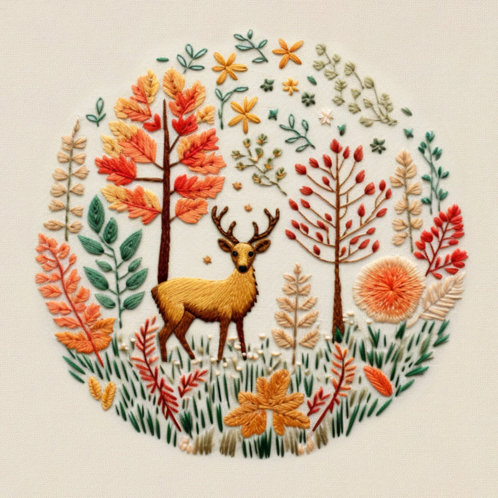 Rubbyoo Embroidery Kit - Cute Deer | DIY Needlework Craft Kit - image 9