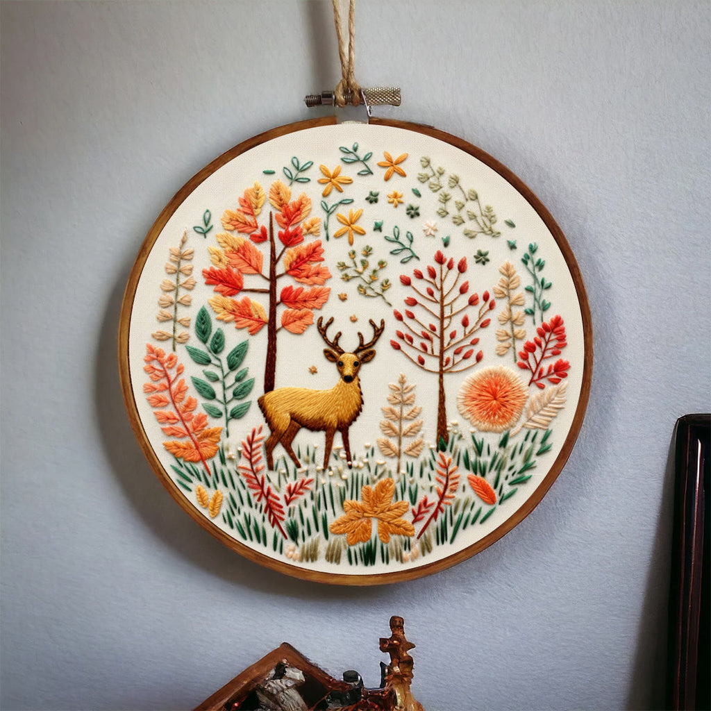 Rubbyoo Embroidery Kit - Cute Deer | DIY Needlework Craft Kit - image 8