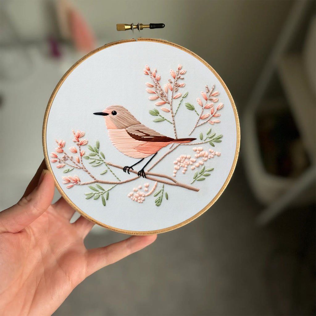 Rubbyoo Embroidery Kit - Beautiful Chickadee | Beginner Needlework Craft  - image 7
