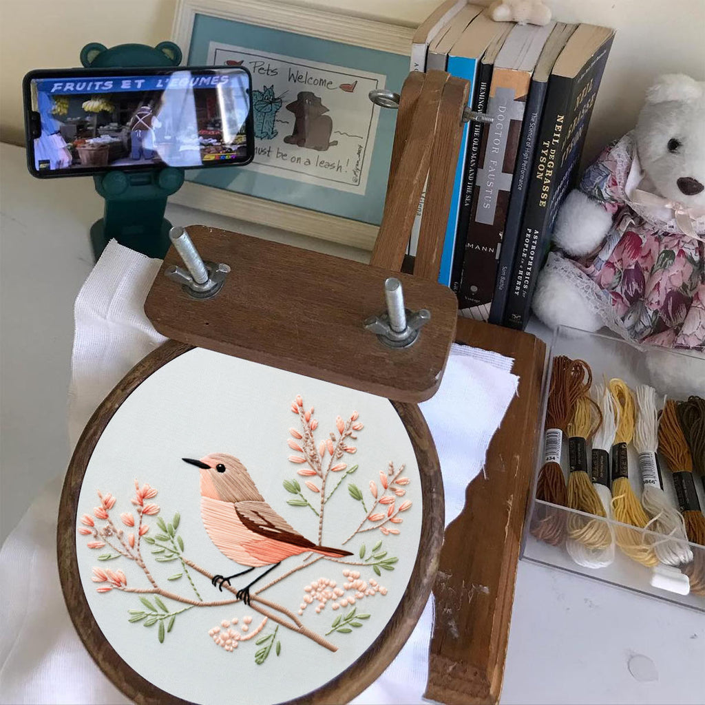 Rubbyoo Embroidery Kit - Beautiful Chickadee | Beginner Needlework Craft  - image 8