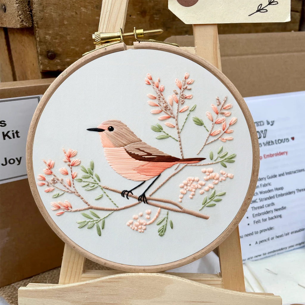 Rubbyoo Embroidery Kit - Beautiful Chickadee | Beginner Needlework Craft  - image 5