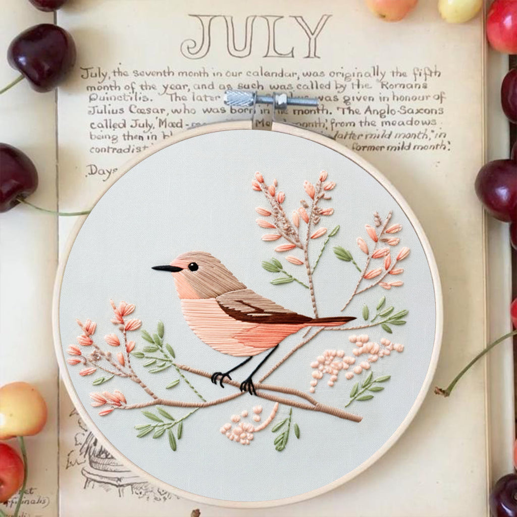 Rubbyoo Embroidery Kit - Beautiful Chickadee | Beginner Needlework Craft  - image 4
