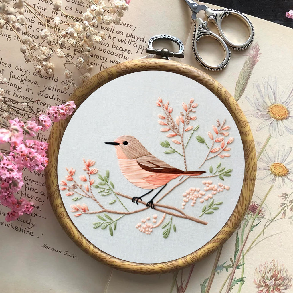 Rubbyoo Embroidery Kit - Beautiful Chickadee | Beginner Needlework Craft  - image 3
