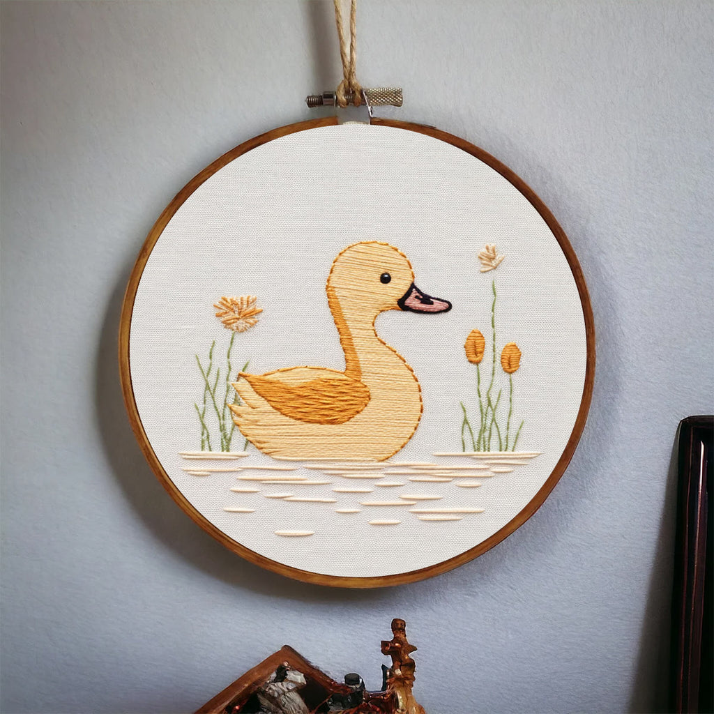 Rubbyoo Embroidery Kit - Swimming Duck | Beginner Handmake Needlework  - image 8