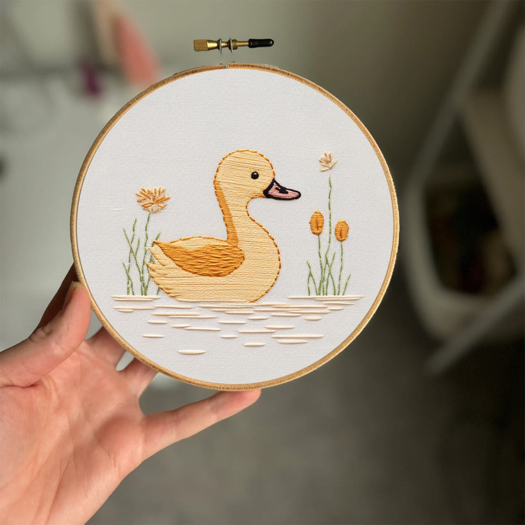 Rubbyoo Embroidery Kit - Swimming Duck | Beginner Handmake Needlework  - image 6