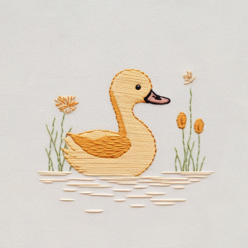 Rubbyoo Embroidery Kit - Swimming Duck | Beginner Handmake Needlework  - image 9
