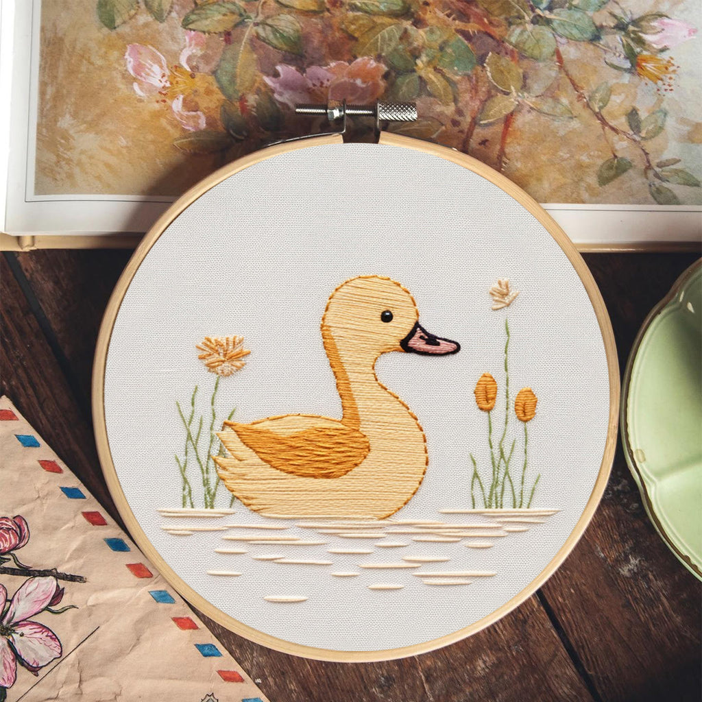 Rubbyoo Embroidery Kit - Swimming Duck | Beginner Handmake Needlework  - image 3