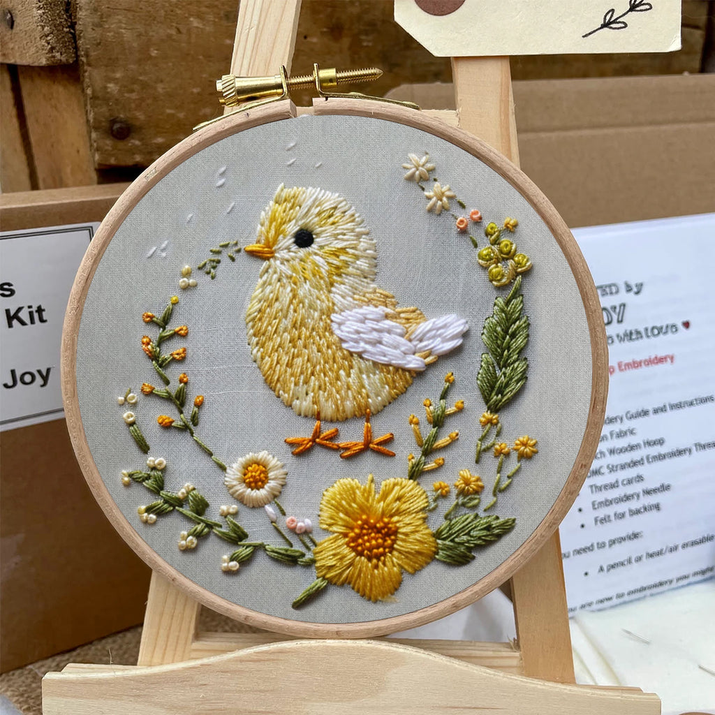 Rubbyoo Embroidery Kit - Charming Chick | Diy Handmake Craft  - image 2