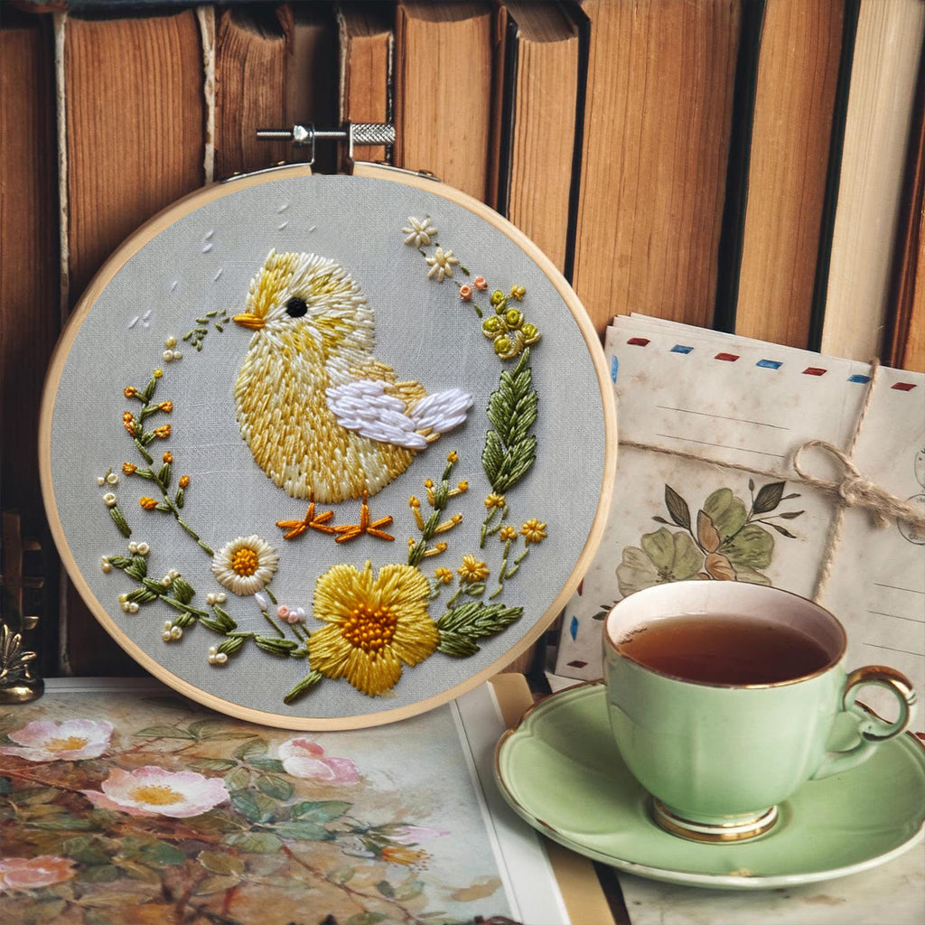 Rubbyoo Embroidery Kit - Charming Chick | Diy Handmake Craft  - image 3