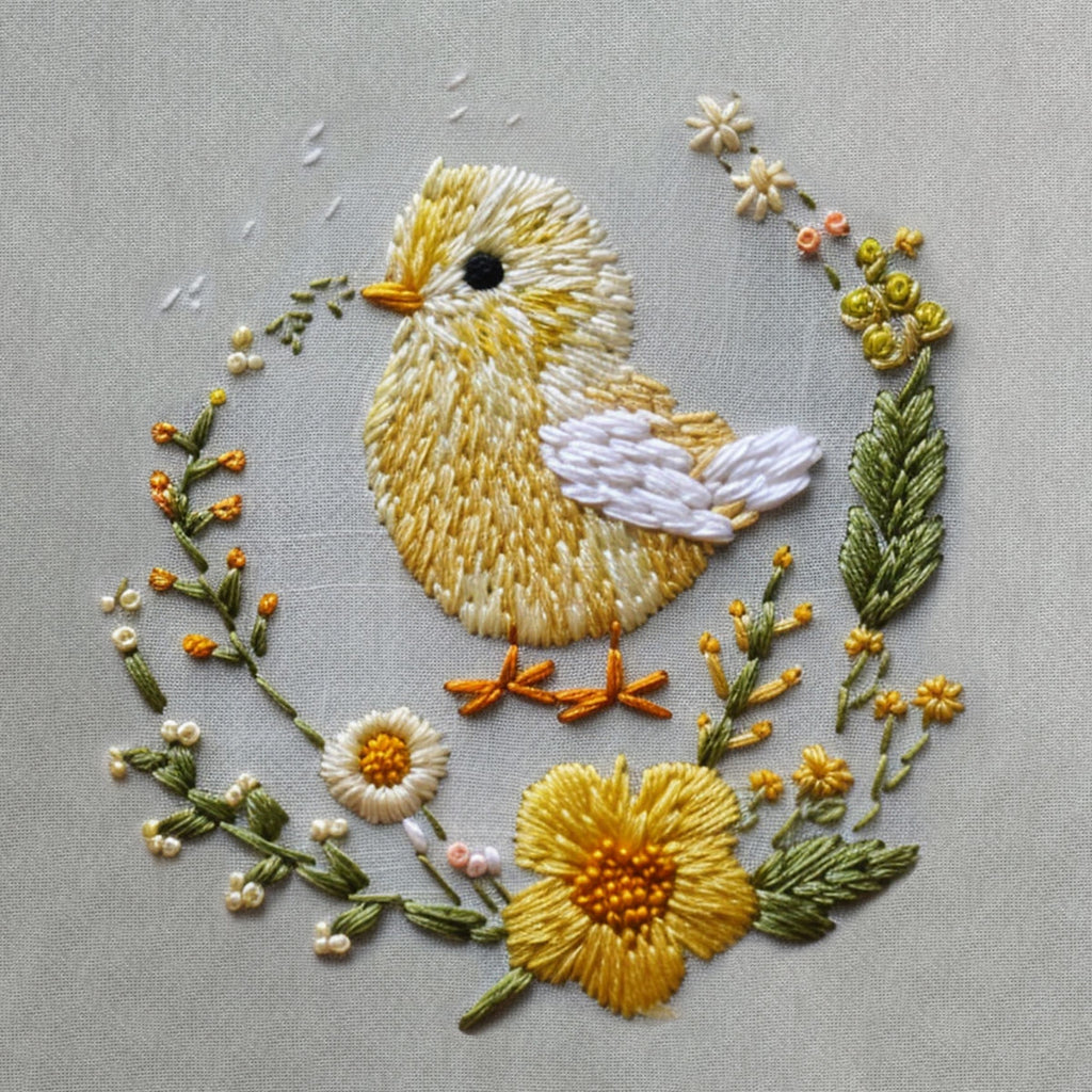 Rubbyoo Embroidery Kit - Charming Chick | Diy Handmake Craft  - image 9