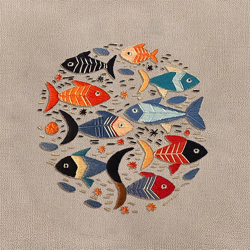 Rubbyoo Embroidery Kit - Lovely Fishes | Handmake Needlework Kits  - image 9