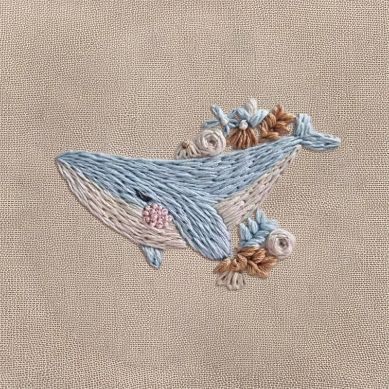 Rubbyoo Embroidery Kit - Adorable Whale | Diy Handmake Craft  - image 9