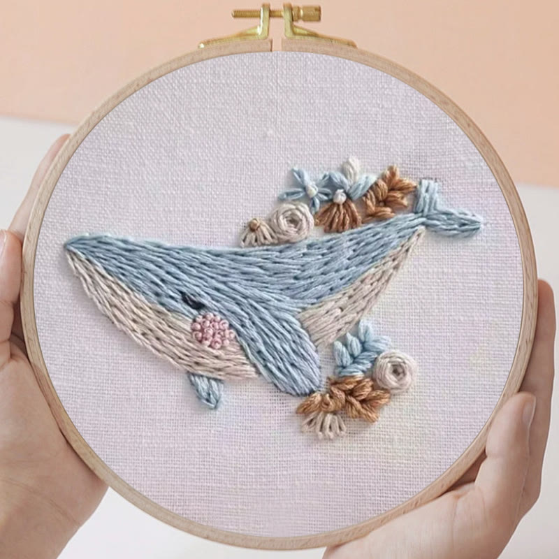 Rubbyoo Embroidery Kit - Adorable Whale | Diy Handmake Craft  - image 5