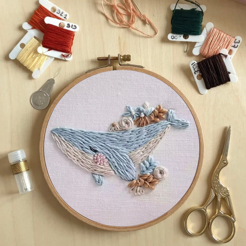 Rubbyoo Embroidery Kit - Adorable Whale | Diy Handmake Craft  - image 7