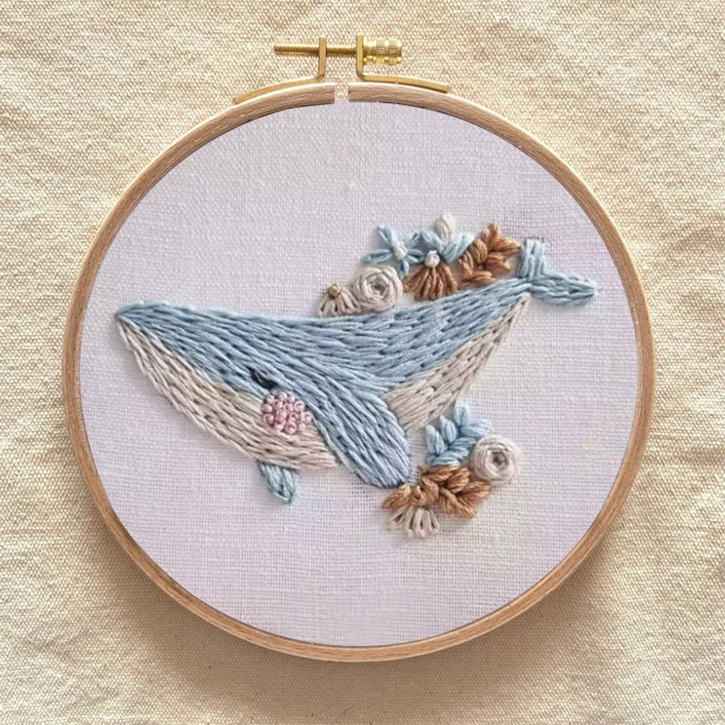 Rubbyoo Embroidery Kit - Adorable Whale | Diy Handmake Craft  - image 8