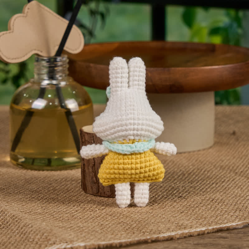 Handmade Blue Bow Bunny Crochet - Keychain Crochet | Gift For Her - image 4