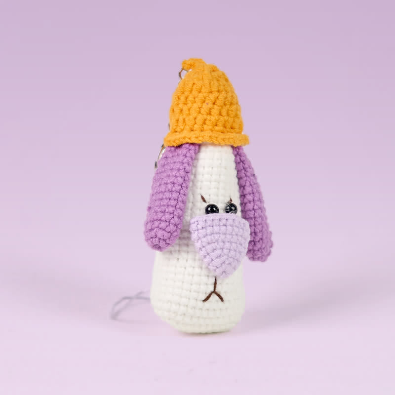 Handmade "Sad And Angry Emojis" Crochet - Keychain Crochet | Special gift - image 1