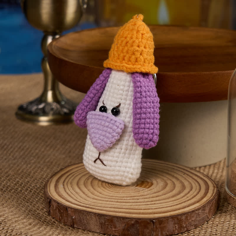 Handmade "Sad And Angry Emojis" Crochet - Keychain Crochet | Special gift - image 4