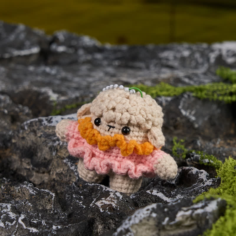 Handmade Curly Lamb Crochet - Crochet Plush Toy | Special Gift | Cute Gift  - image 4