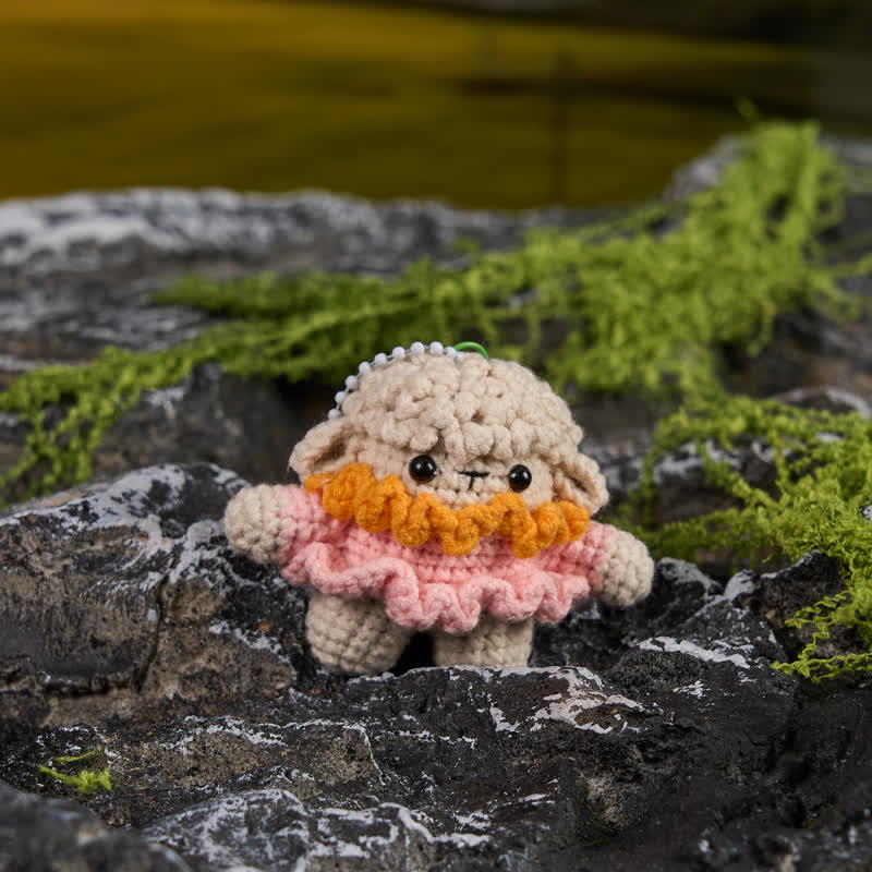 Handmade Curly Lamb Crochet - Crochet Plush Toy | Special Gift | Cute Gift  - image 6