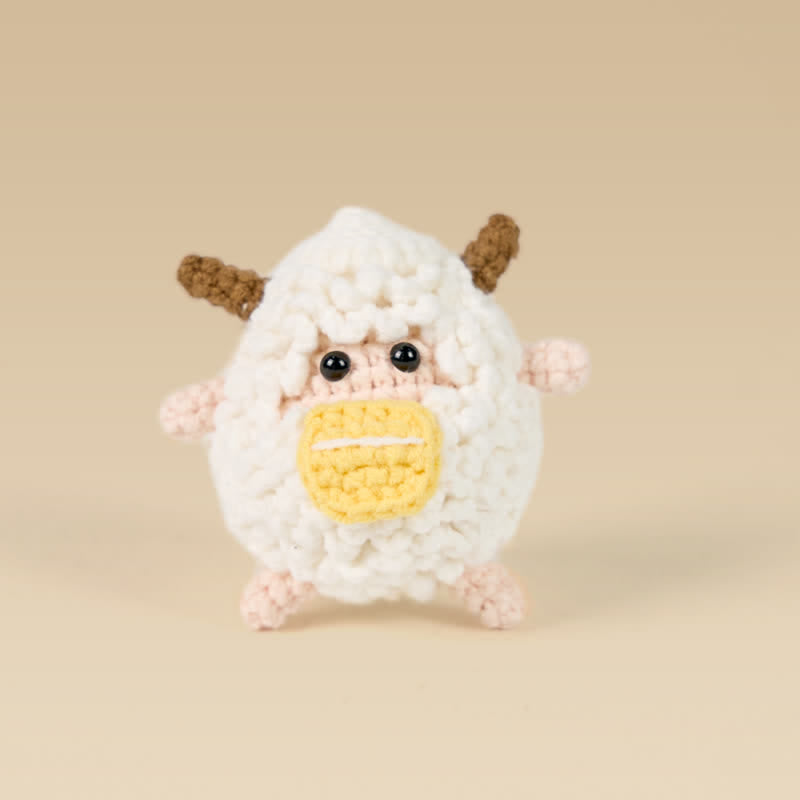 Handmade Cute Sheep Crochet - Crochet Plush Toy | Keychain Crochet | Cute Gift  - Cute Sheep Crochet - image 0