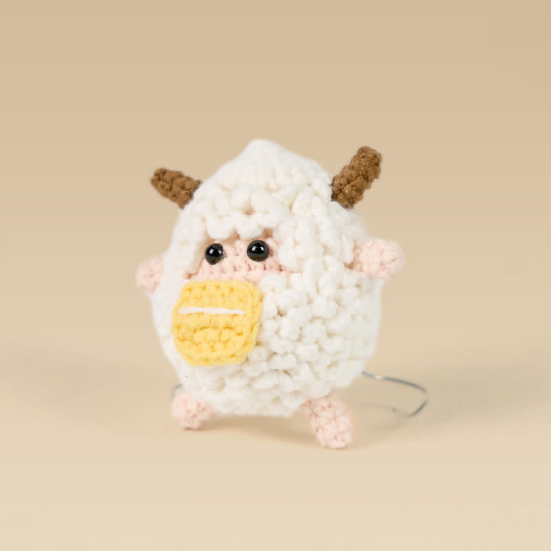 Handmade Cute Sheep Crochet - Crochet Plush Toy | Keychain Crochet | Cute Gift  - image 3