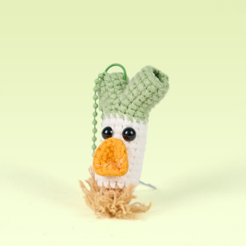Handmade Scallion Crochet - Fashion Accessories | Handmade Crochet Keychain | Cute Gift  - image 2