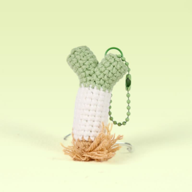 Handmade Scallion Crochet - Fashion Accessories | Handmade Crochet Keychain | Cute Gift  - image 1