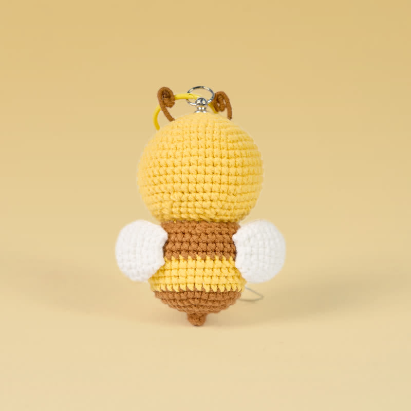 Handmade Cute Bee Crochet - Emotional Toys | Handmade Crochet Keychain | Fashion Accessories - image 2