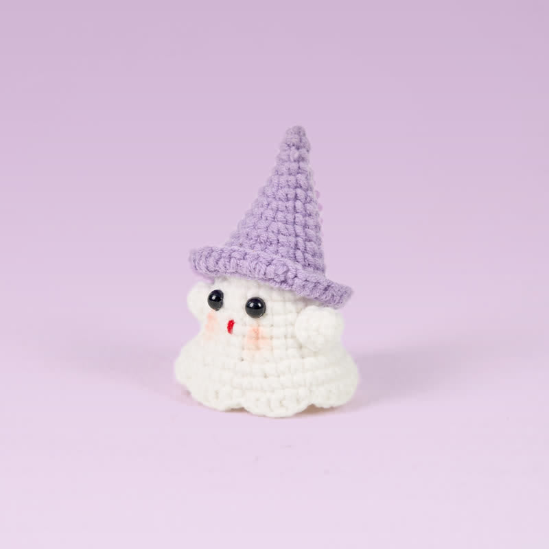 Handmade Cute Ghost Crochet - Handmade Crochet Keychain | Fashion Accessories - image 11