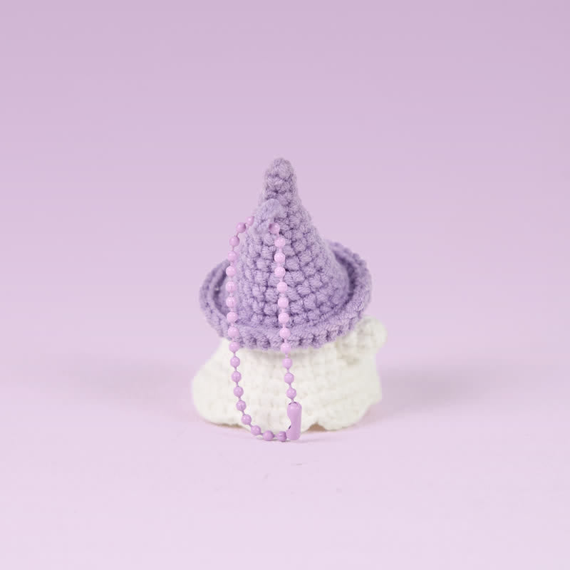 Handmade Cute Ghost Crochet - Handmade Crochet Keychain | Fashion Accessories - image 8