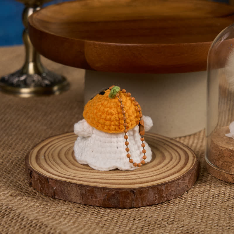 Handmade Cute Ghost Crochet - Handmade Crochet Keychain | Fashion Accessories - image 14