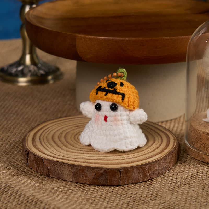 Handmade Cute Ghost Crochet - Handmade Crochet Keychain | Fashion Accessories - image 16