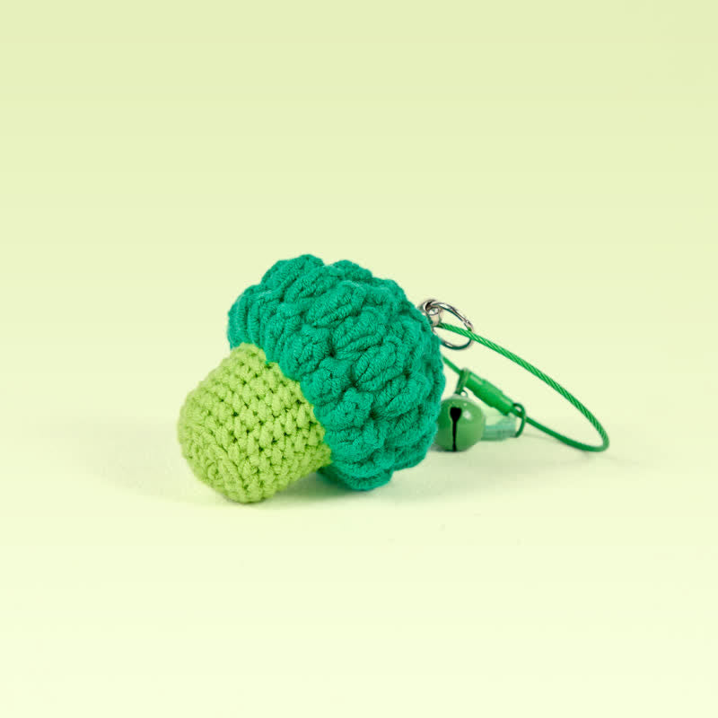 Handmade Broccoli Crochet - Handmade Crochet Keychain | Fashion Accessories - image 2