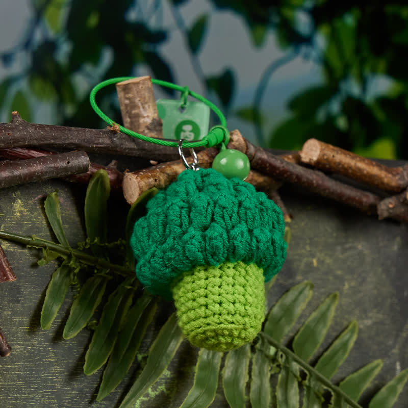 Handmade Broccoli Crochet - Handmade Crochet Keychain | Fashion Accessories - image 4