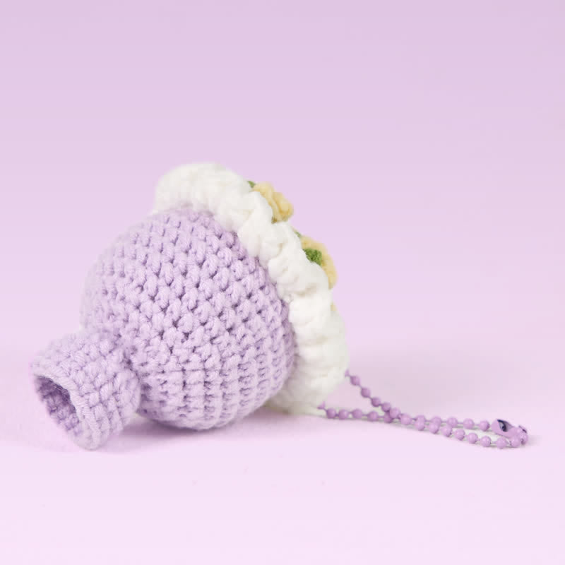 Handmade Bouquet Crochet - Handmade Crochet Keychain | Fashion Accessories - image 2
