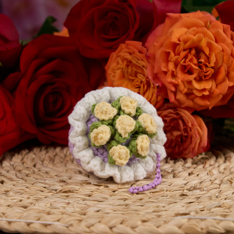 Handmade Bouquet Crochet - Handmade Crochet Keychain | Fashion Accessories - image 13