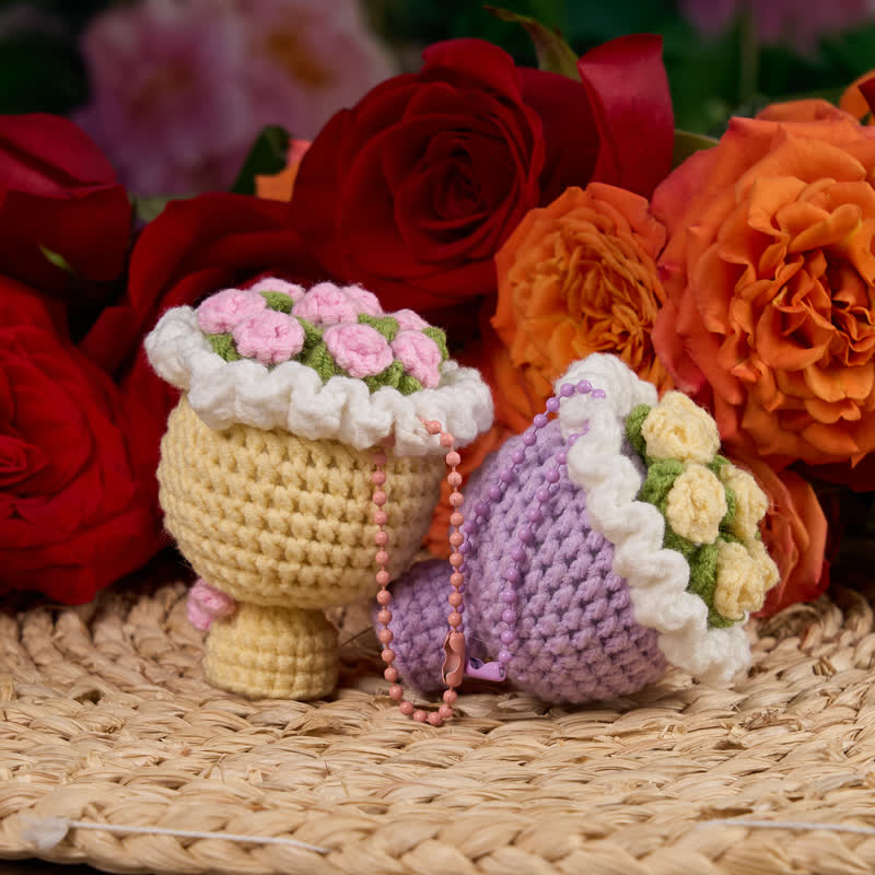 Handmade Bouquet Crochet - Handmade Crochet Keychain | Fashion Accessories - image 10