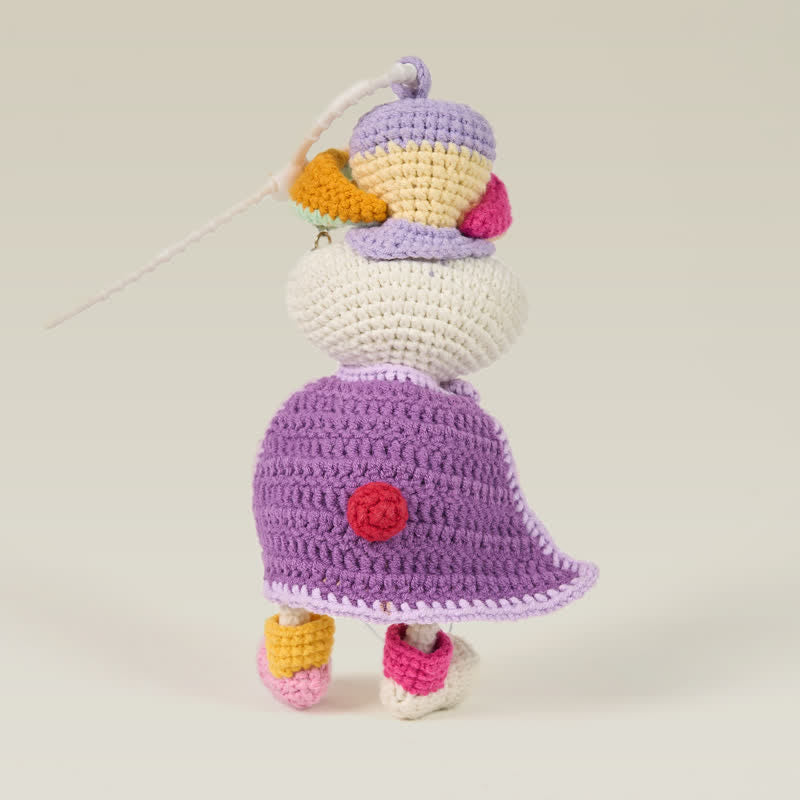 Handmade "Little monster waste" Crochet - Handmade Crochet Keychain | Crochet Toys | Home Decor - image 3