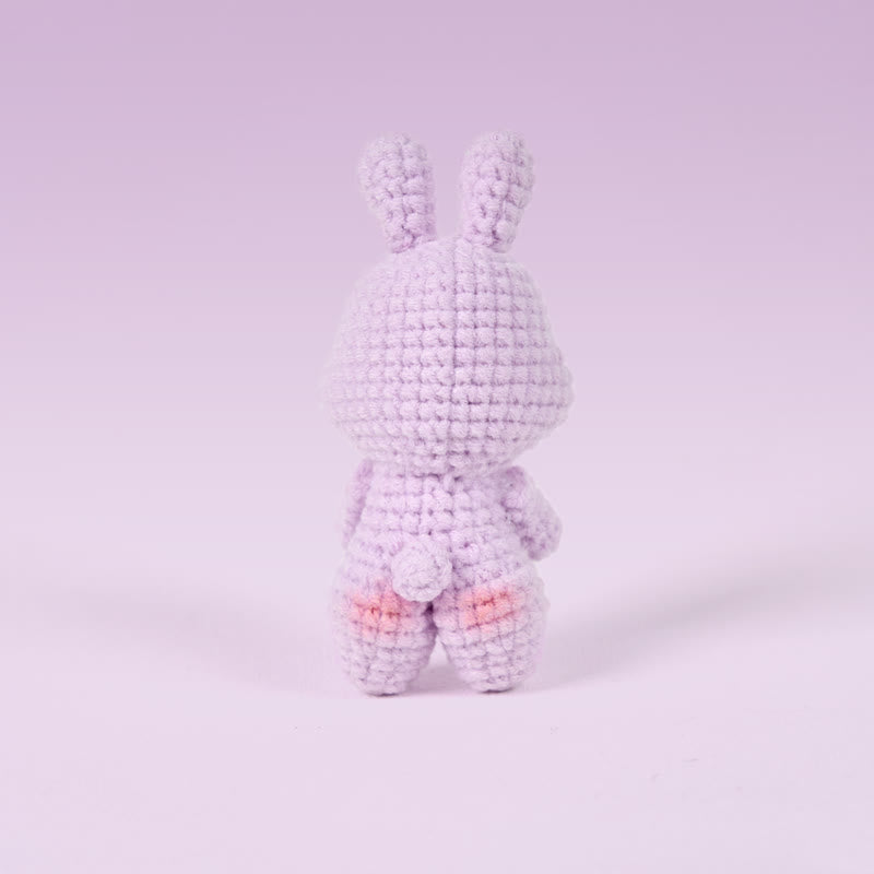 Handmade Shy bunny  Crochet - Handmade Crochet Keychain | Crochet Toys | Home Decor - image 4