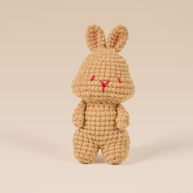 Handmade Shy bunny  Crochet - Handmade Crochet Keychain | Crochet Toys | Home Decor - image 7