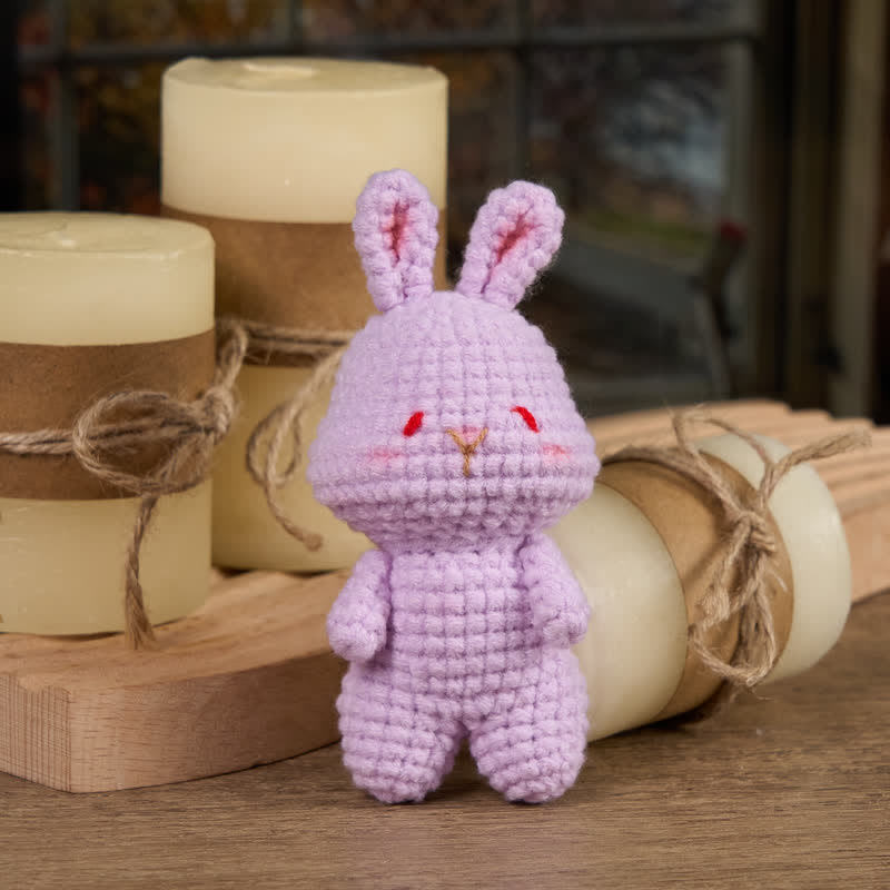 Handmade Shy bunny  Crochet - Handmade Crochet Keychain | Crochet Toys | Home Decor - image 14