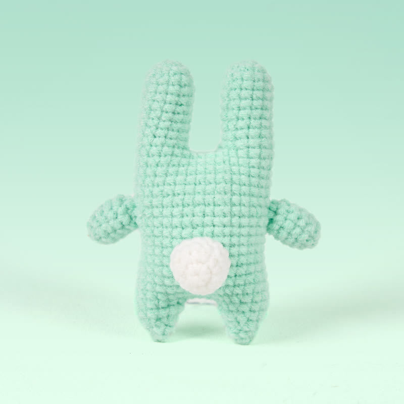 Handmade Funny Clown Rabbit  Crochet - Handmade Crochet Keychain | Crochet Toys | Home Decor - image 1