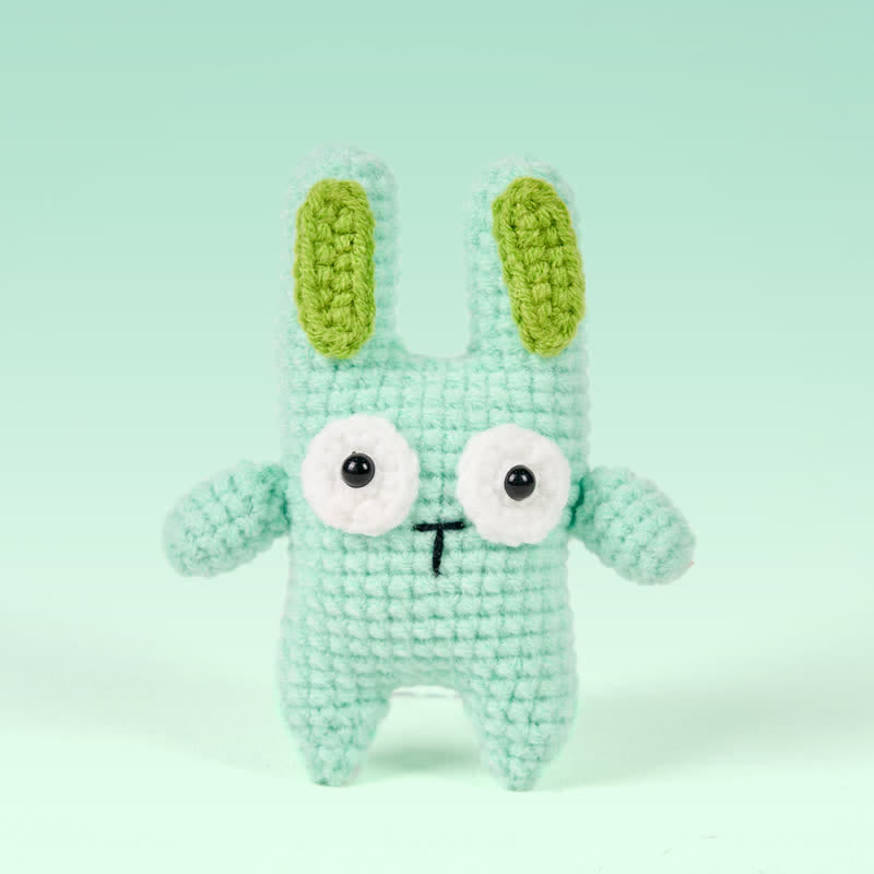 Handmade Funny Clown Rabbit  Crochet - Handmade Crochet Keychain | Crochet Toys | Home Decor - Funny Clown Rabbit  Crochet - image 2