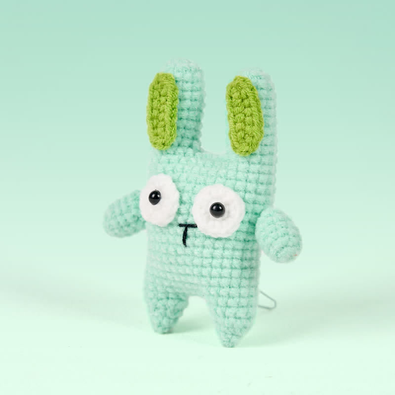 Handmade Funny Clown Rabbit  Crochet - Handmade Crochet Keychain | Crochet Toys | Home Decor - image 0