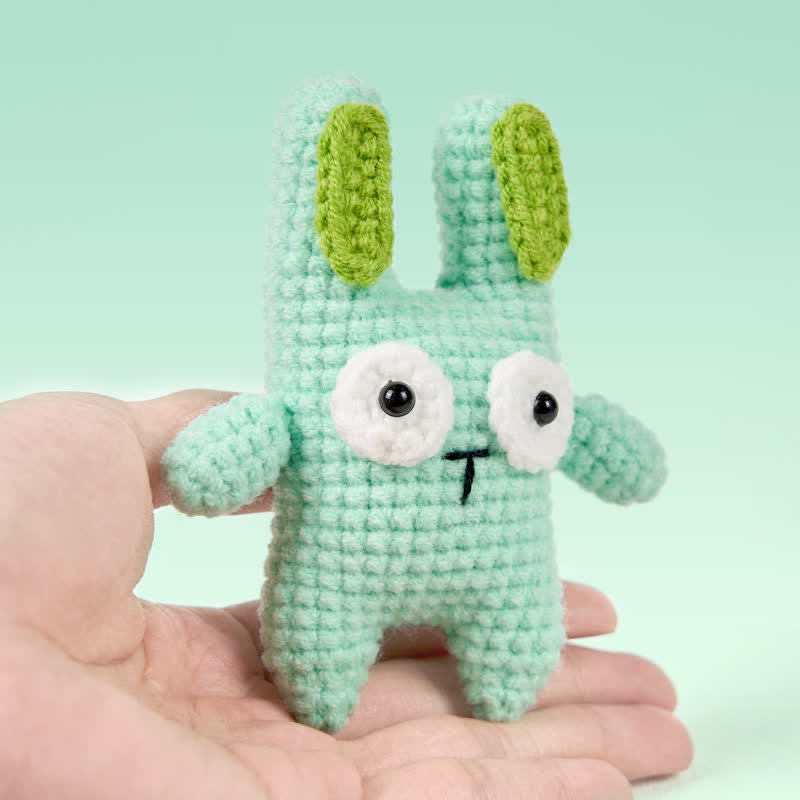 Handmade Funny Clown Rabbit  Crochet - Handmade Crochet Keychain | Crochet Toys | Home Decor - image 4