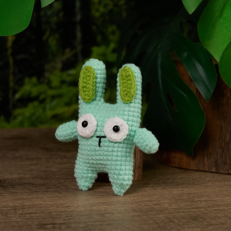 Handmade Funny Clown Rabbit  Crochet - Handmade Crochet Keychain | Crochet Toys | Home Decor - image 7